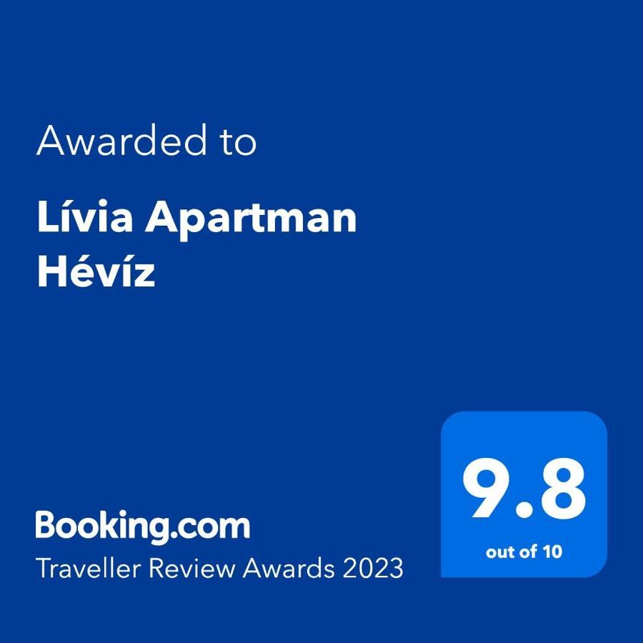 Lívia Apartman Hévíz Exterior foto